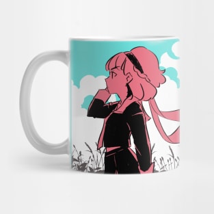 Lady and the cloud Mug